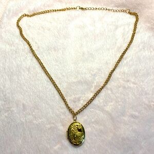 Gold Butterfly Locket! handmade